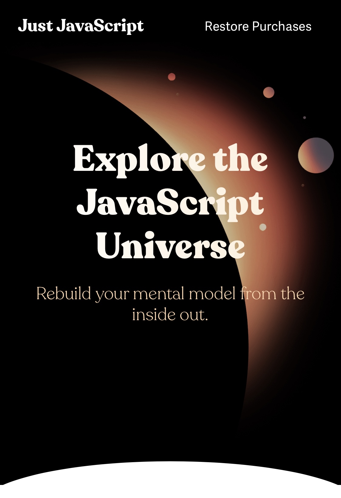 Just Javascript Mini Course